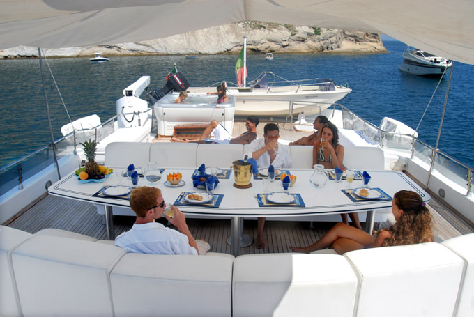 Classic Yacht NAFISA -  Sundeck Dining