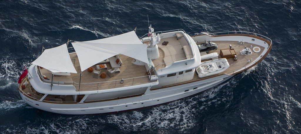Classic Yacht SULTANA -  From Above