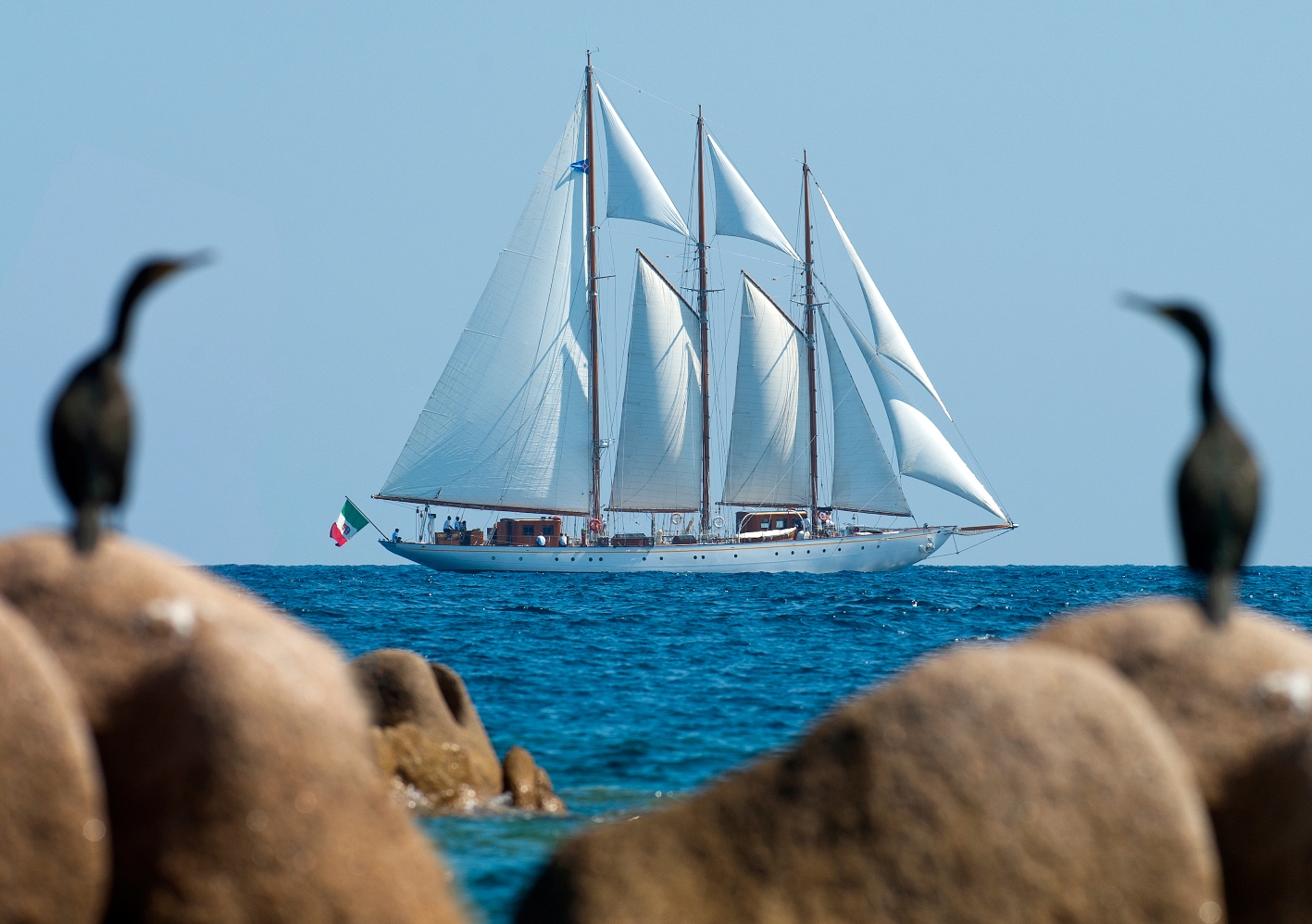 Classic sail yacht CROCE DEL SUD - Main