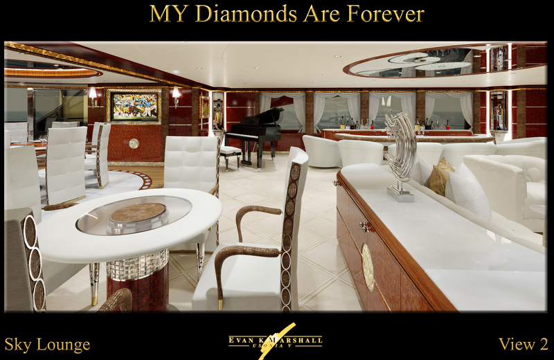 Diamonds Are Forever Superyacht Sky Lounge
