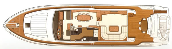 FOREPLAY -  Main deck layout