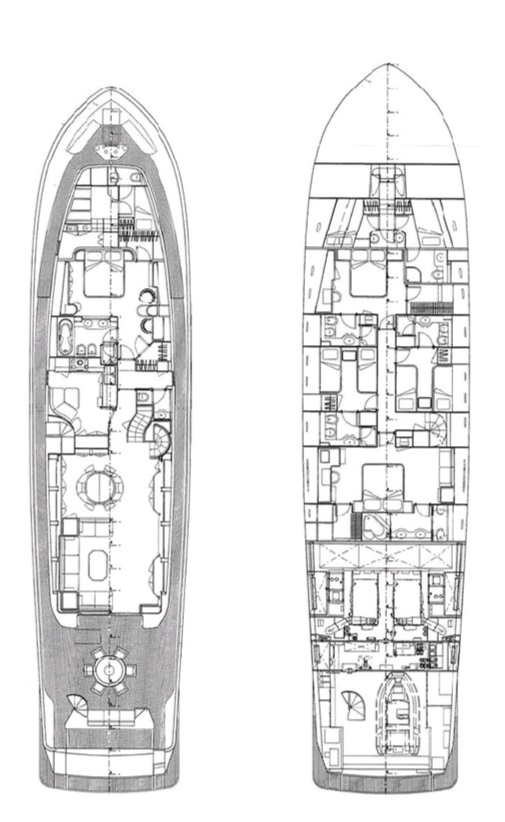 Ferretti Motor Yacht IMAGINE - Layout