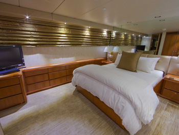 Guest Stateroom on board the luxury yacht Sea Bear