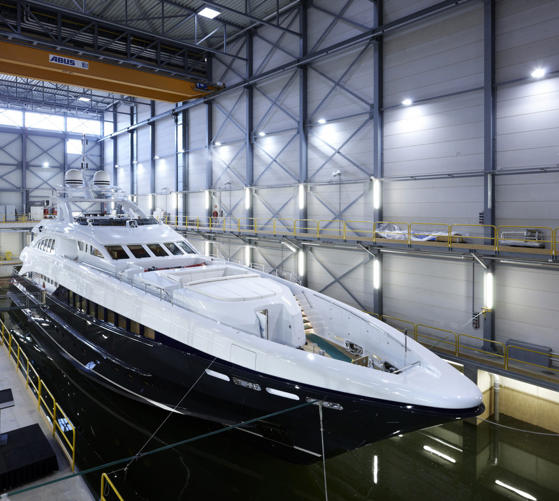 Heesen Super Yacht Lady L ex Project Zentric successfully launched on January 13th