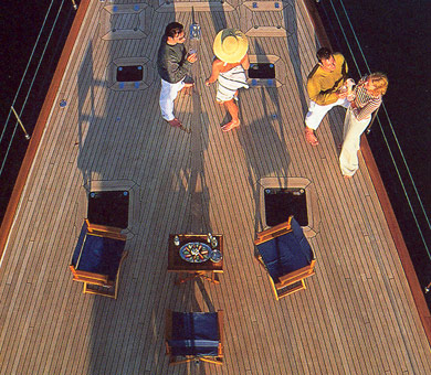 Highland Breeze view of deck