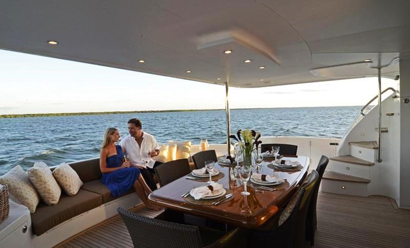 Horizon PC 60 SEA BOSS -  Aft Deck Al Fresco Dining