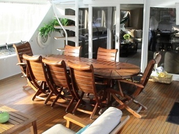 ISLAND TIME -  Aft Deck Dining