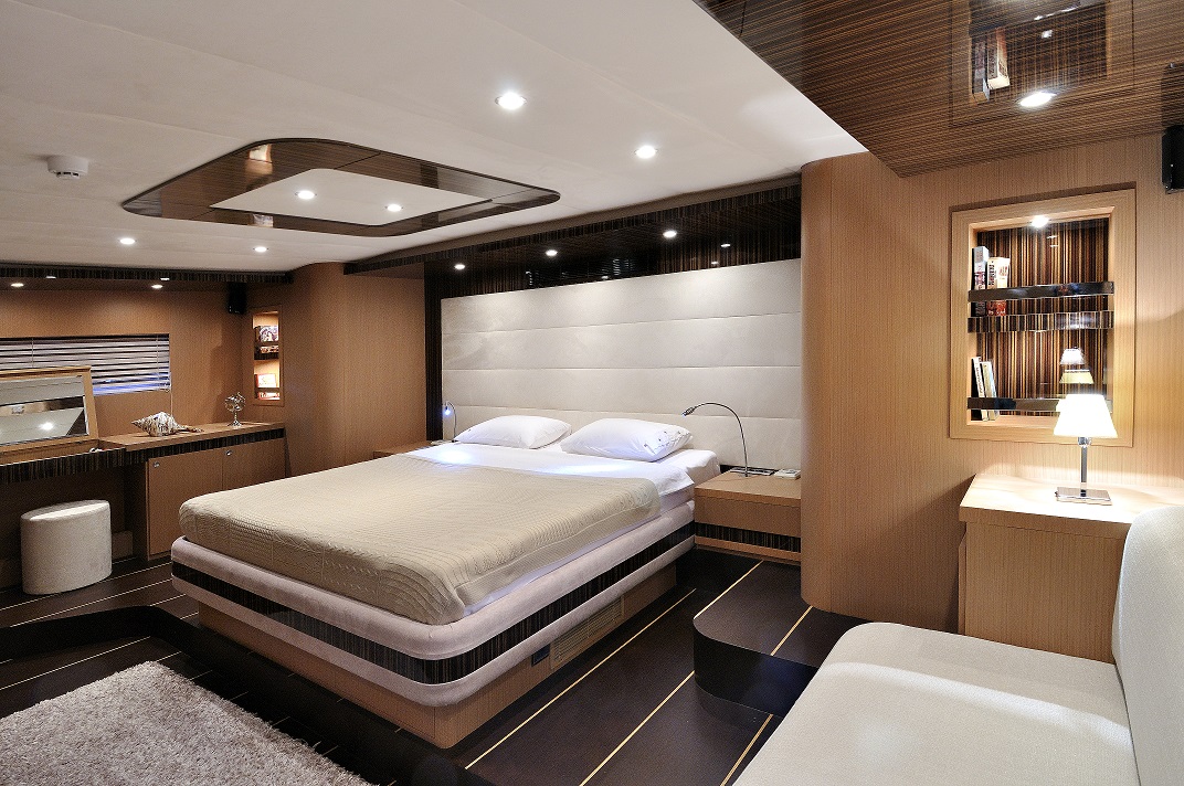 LE PIETRE yacht - Master cabin