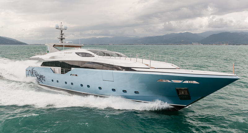 Luxury super yacht Flying Dragon - Image credit to AB Photodesign