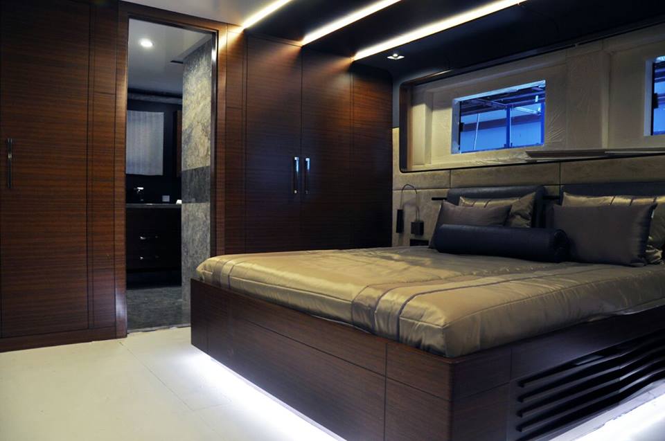 Luxury yacht BEBE - Cabin - Image credit to Vosmarine
