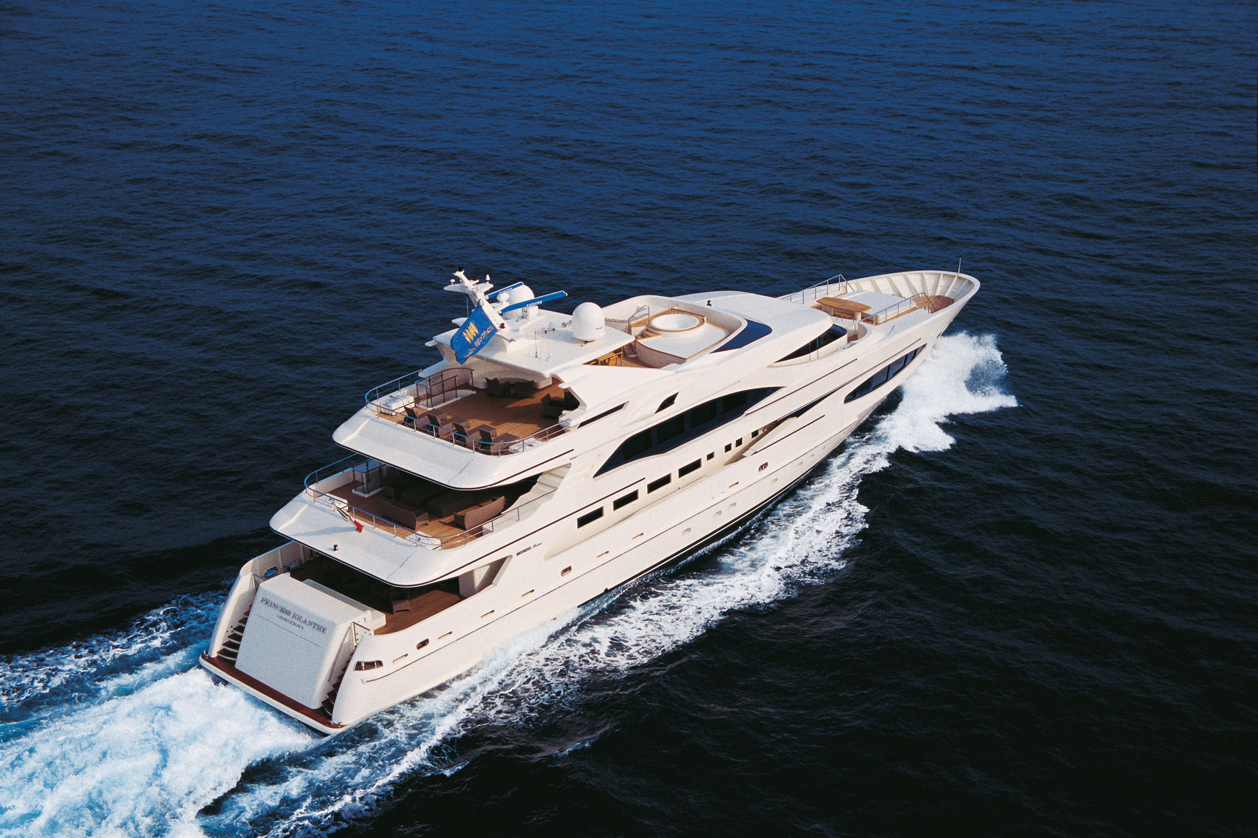 Luxury yacht Princess Iolanthe - Image courtesy of Mondo Marine