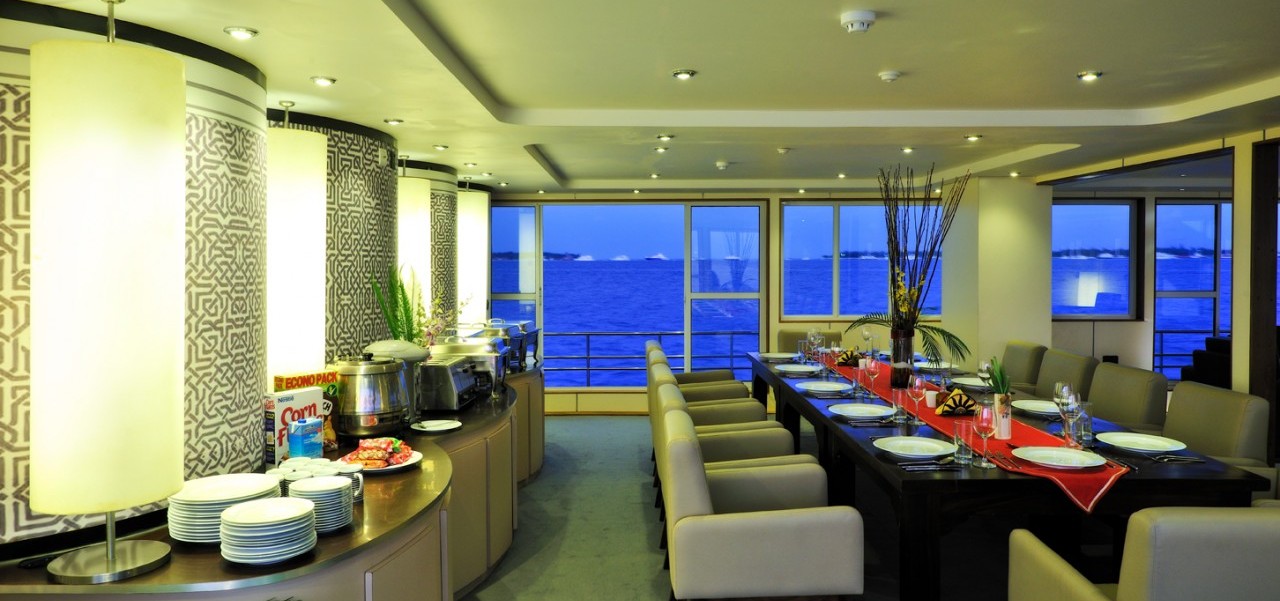 MALDIVE MOSIAQUE - Dining main lounge