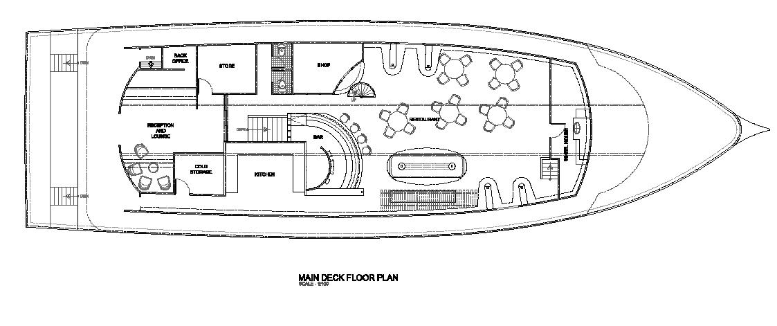 MV Orion Main Deck Floor Plan