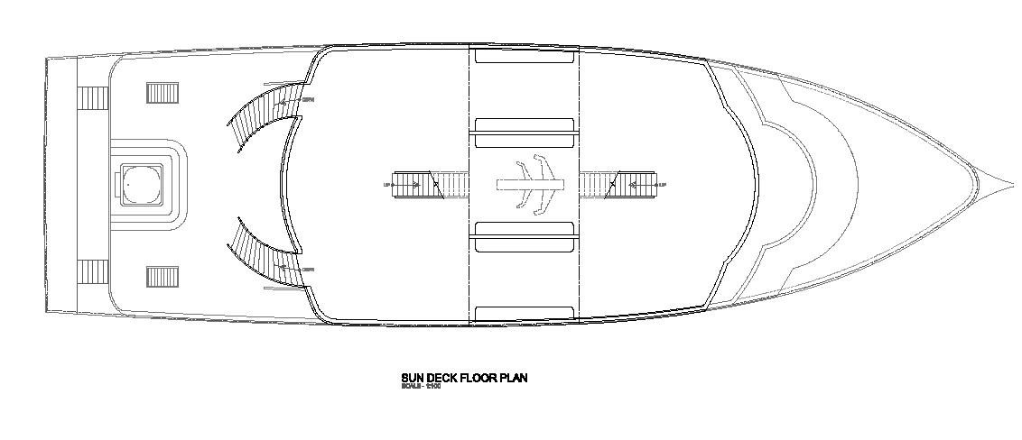 MV Orion Sun Deck Floor Plan