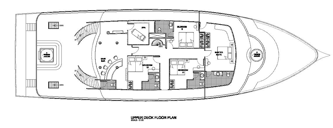 MV Orion Upper Deck Floor Plan