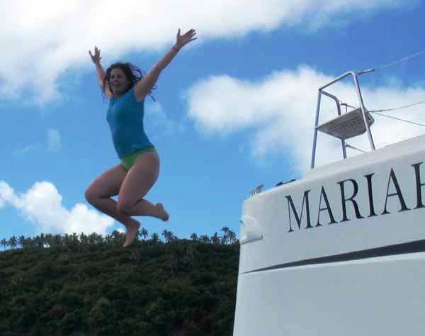 Mariah Jumping off