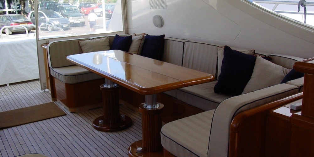 Motor Yacht BELUGA -  Aft Deck Seating