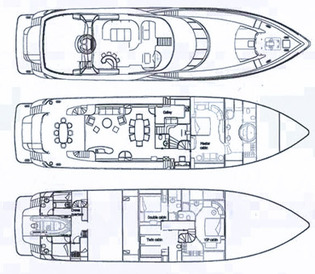 Motor Yacht CLARITY - Layout