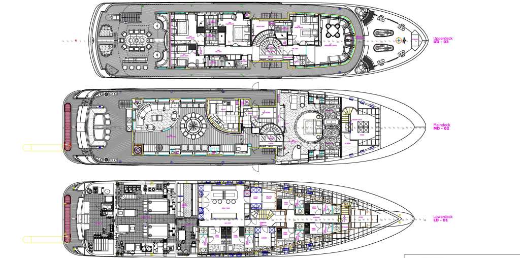 Motor Yacht E&E - Layout