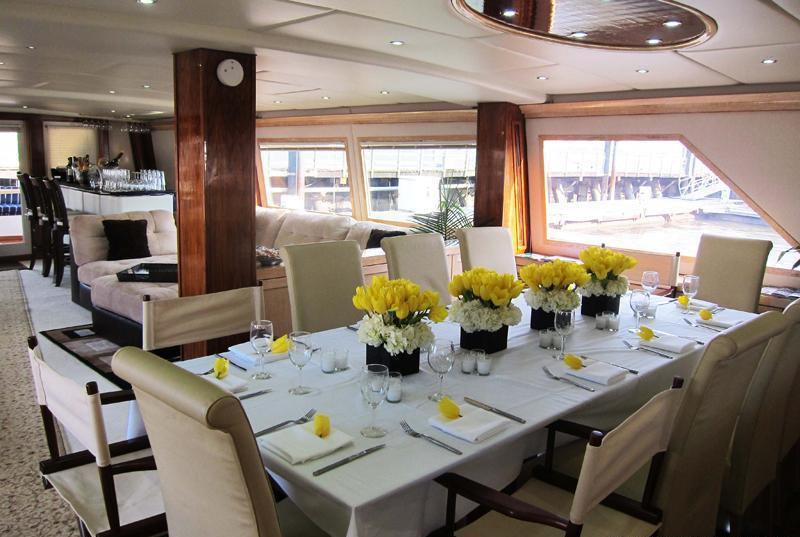 Motor Yacht JUSTINE -  Formal dining