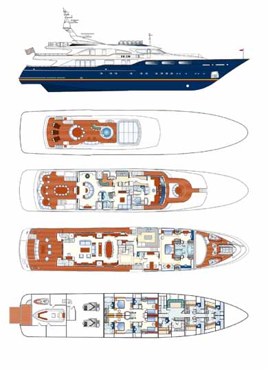 Motor Yacht Jo - Layout