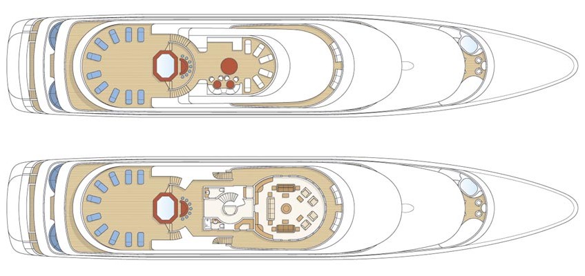 Motor Yacht Reverie - Layout One