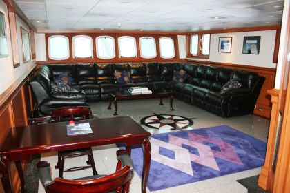 Motor Yacht SARSEN  - Lounge and Theatre