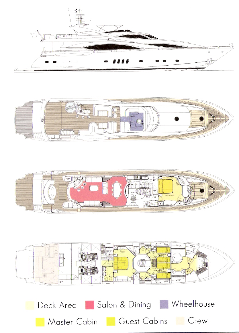 Motor Yacht SHADOW - Layout