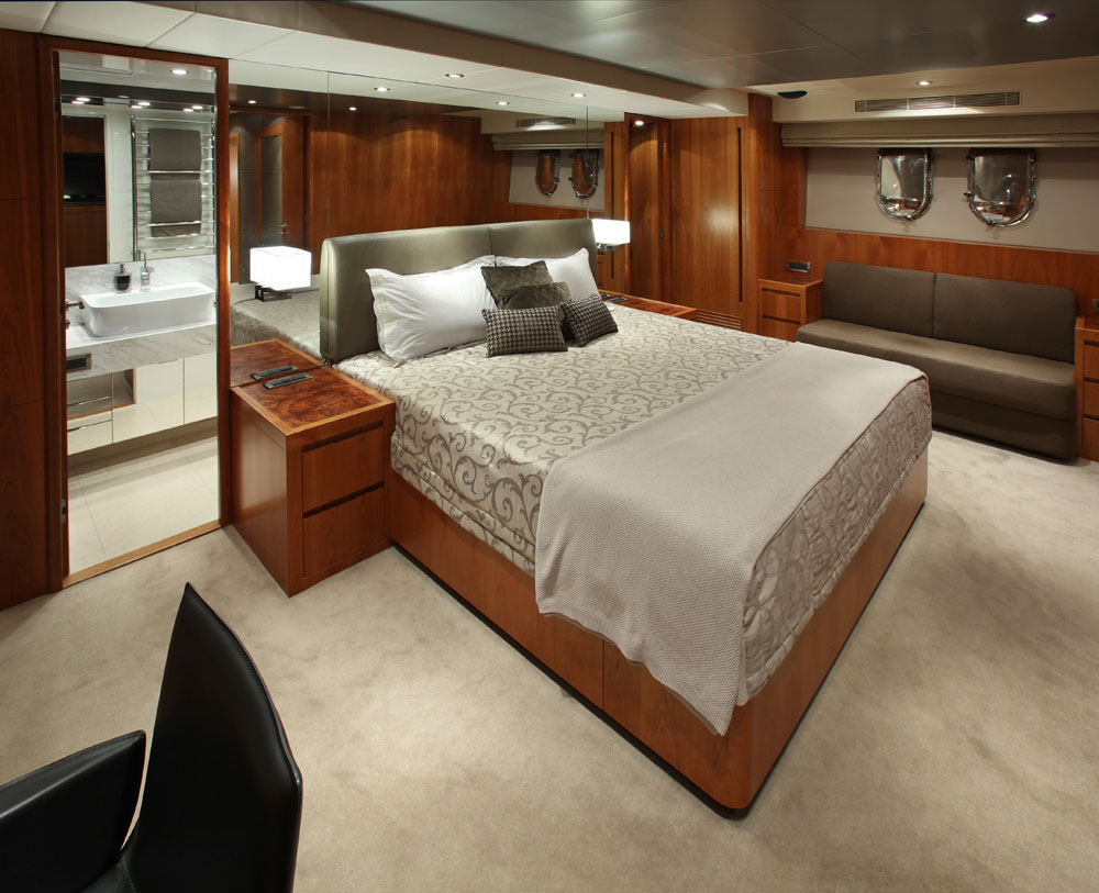 Motor yacht AQUARIUS - Master Cabin