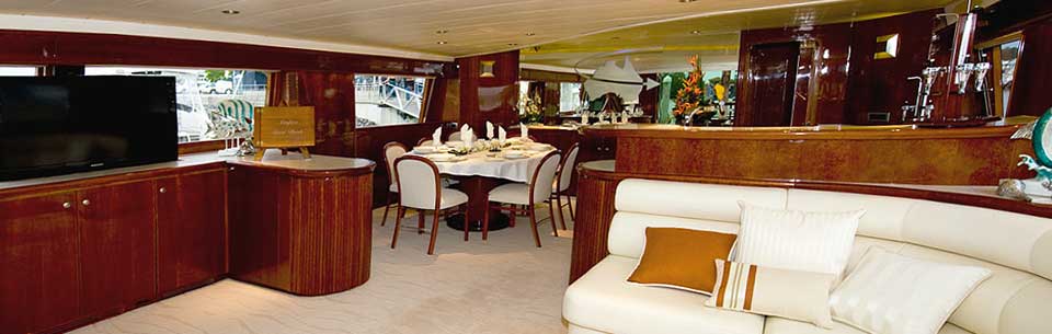 Motor yacht AUSPRO -  Salon and Dining