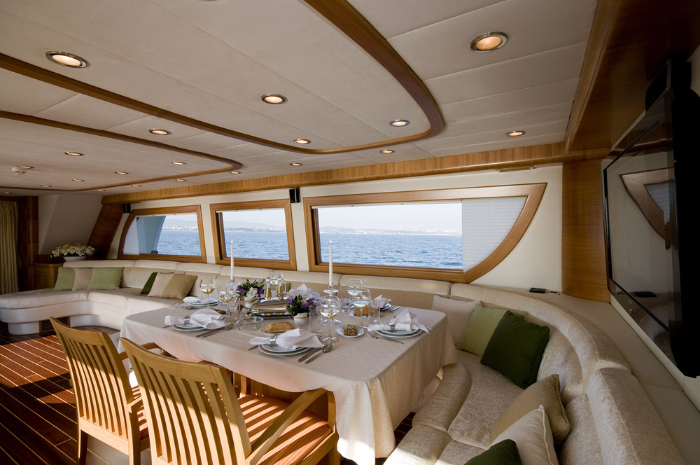 Motor yacht AZMIM -  Formal Dining