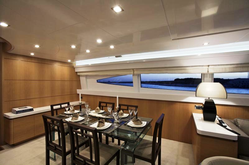 Motor yacht Anassa -  Dining