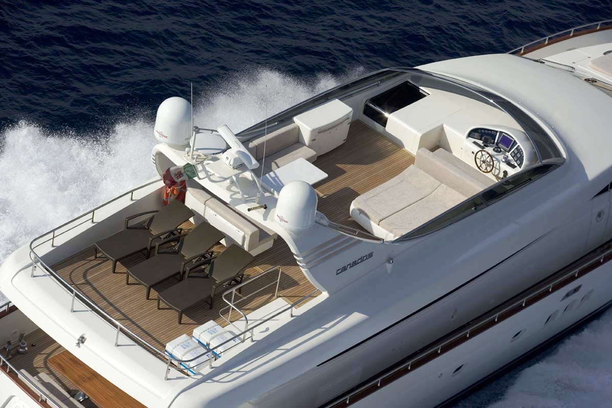 Motor yacht Anassa -  Top Deck
