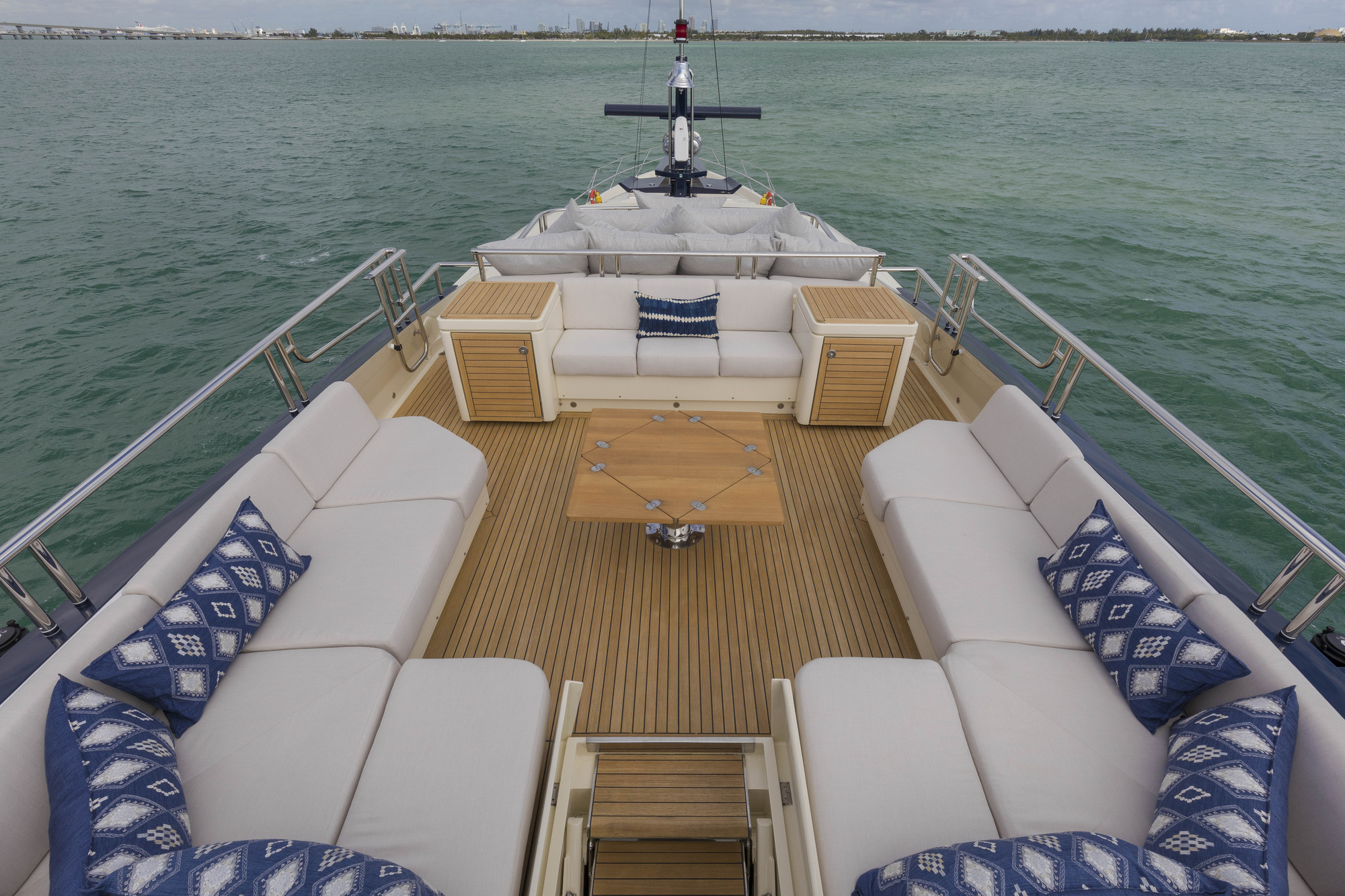 Motor yacht BW - Sundeck view forward