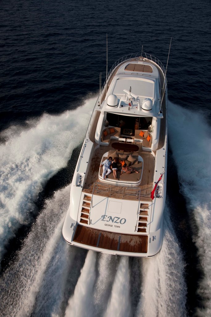 Motor yacht ENZO -  From Above