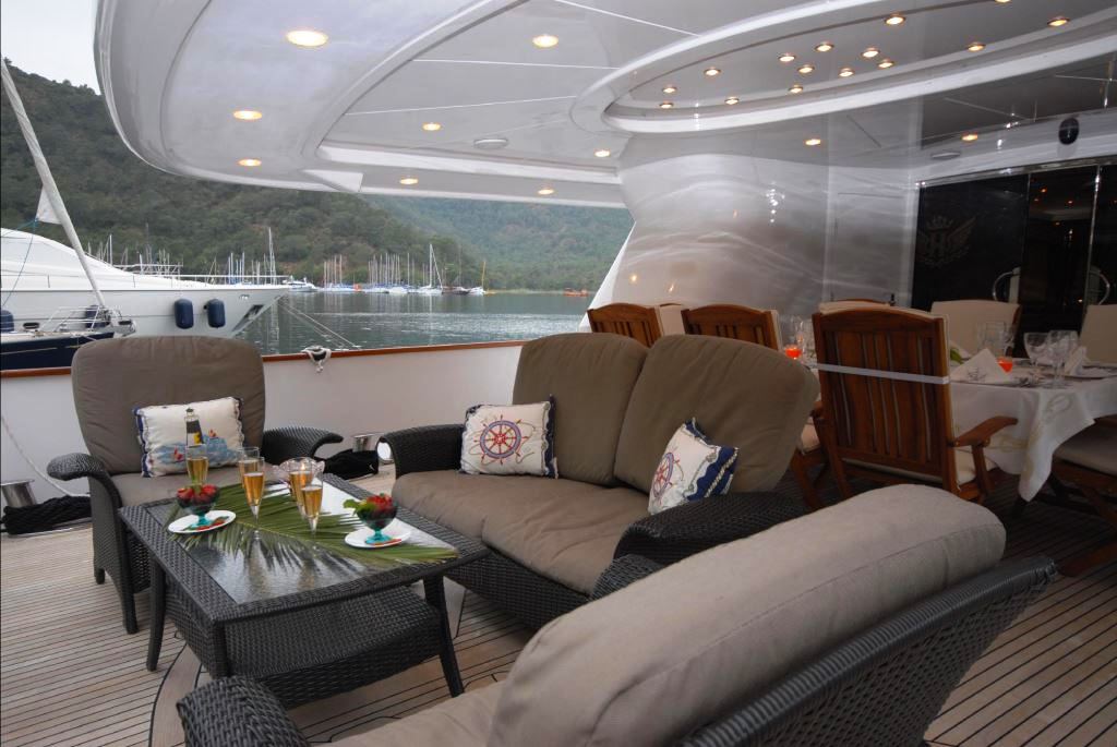 Motor yacht HULYA - Aft Deck 2
