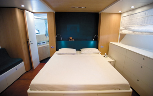 Motor yacht K BLU -  Master Cabin