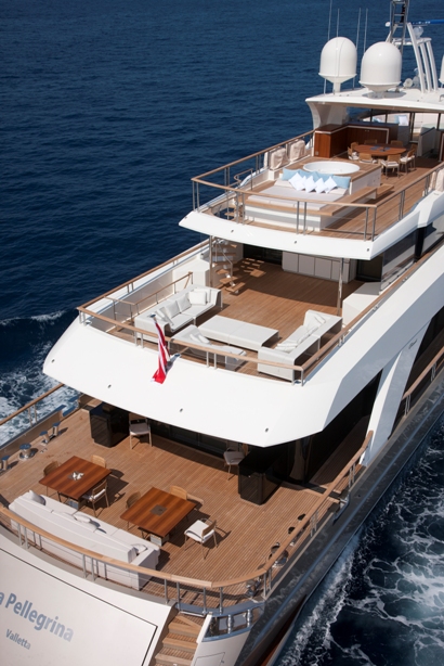Motor yacht LA PELLEGRINA -  Decks From Above