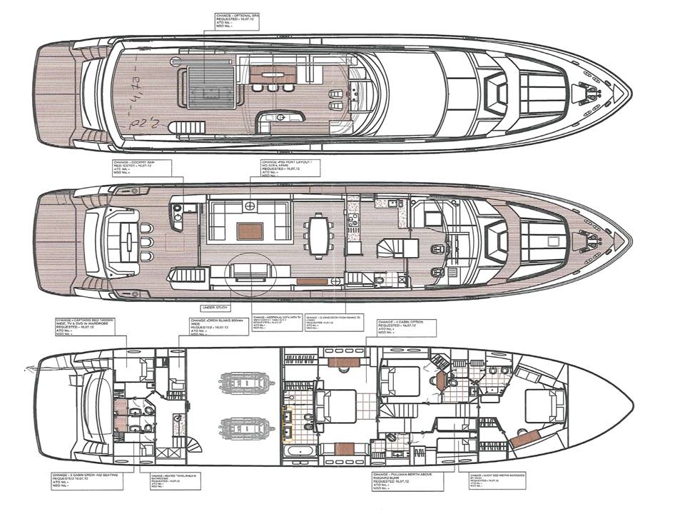 Motor yacht LADY BEATRICE - Layout