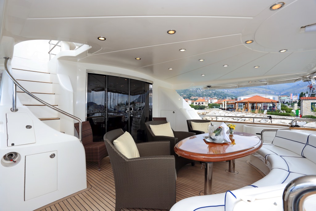 Motor yacht LADY MARCELLE - Aft Deck