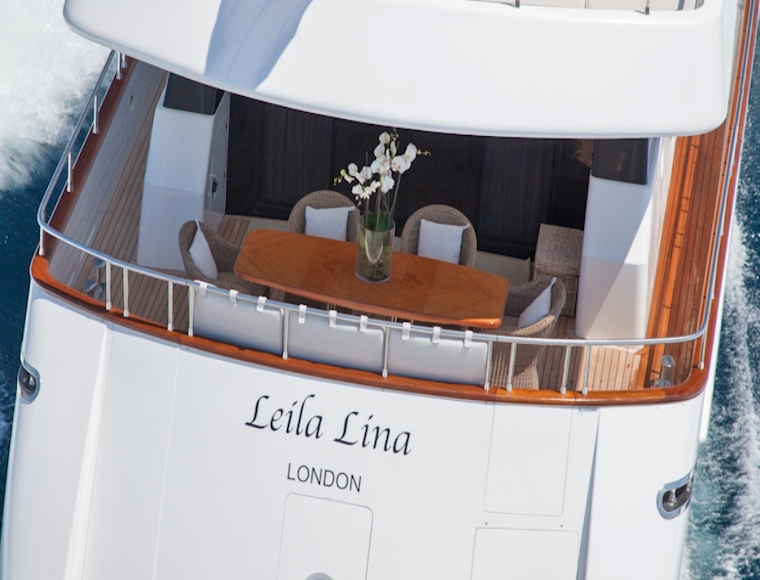 Motor yacht LEILA LINA -  View of Deck