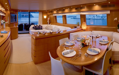 Motor yacht MEME -  Main Salon and Dining
