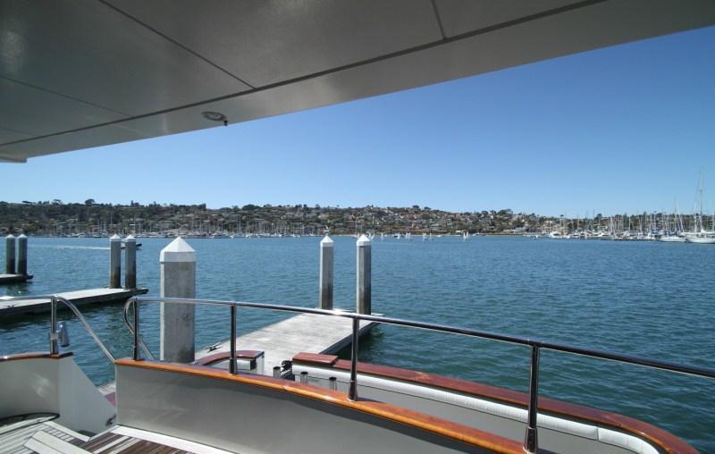 Motor yacht MERCEDES - View from Aft Deck