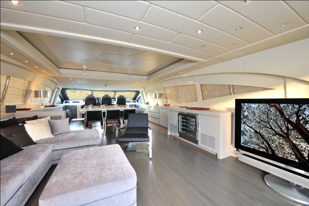 Motor yacht MOSKING - Salon Main Deck TV