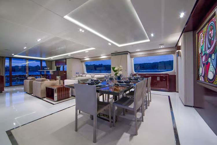 Motor yacht POLLY -  Formal Dining