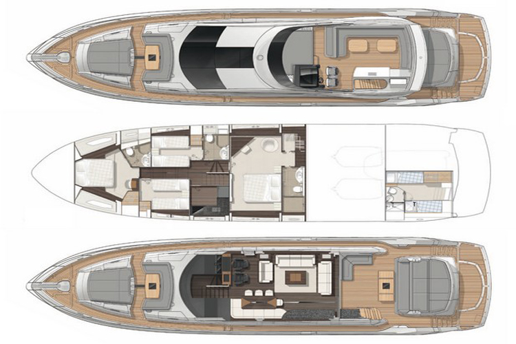 Motor yacht SEAWATER - Layout