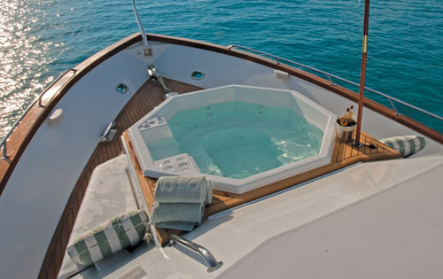 Motor yacht TRILOGY -  Foredeck Spa Pool