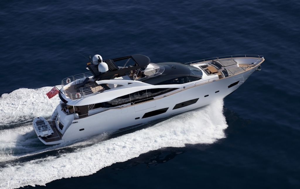 Motoryacht HIGH ENERGY - from above