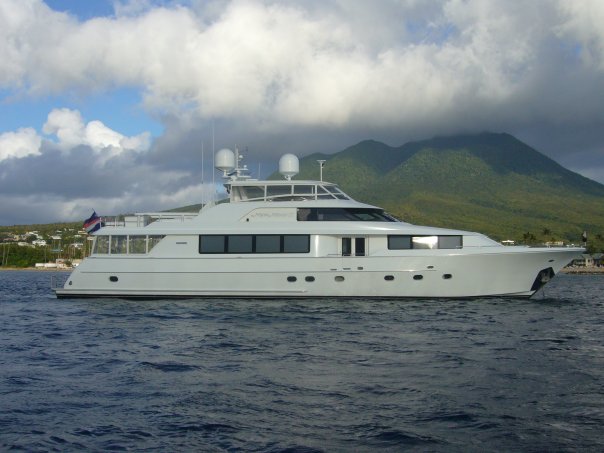 NEW MOON II - Anchored off Nevis