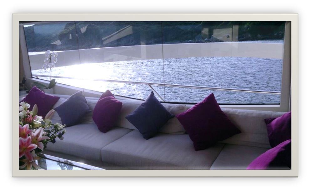 Numarine 78HT yacht HIP NAUTIST Salon Seating